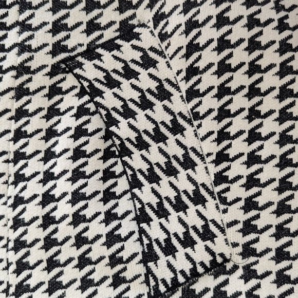 ZARA Black & White Jersey Knit Coat - Picture 5 of 16